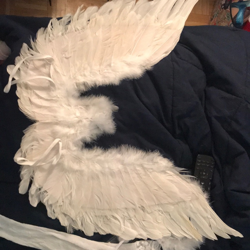 Angel wings from Claire’s